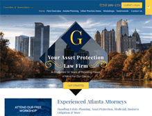 Tablet Screenshot of gklawgroup.com